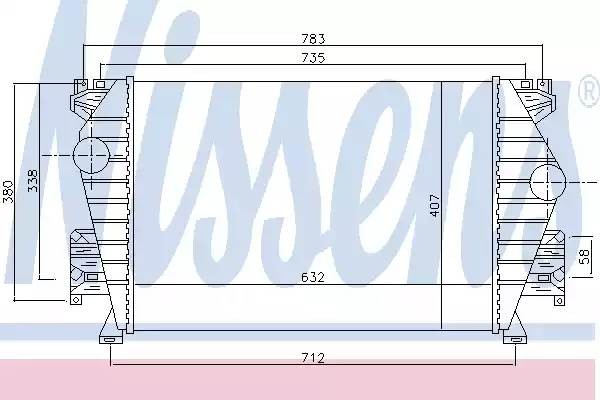 Интеркулер 96734 NISSENS