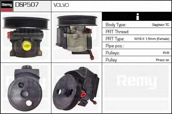 Гидравлический насос, рулевое управление DSP507 DELCO REMY