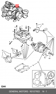 Карбюратор 90107903 GENERAL MOTORS