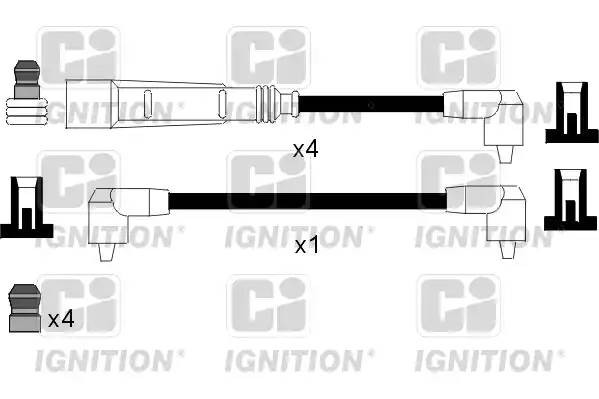 Ккомплект проводов зажигания XC1105 QUINTON HAZELL