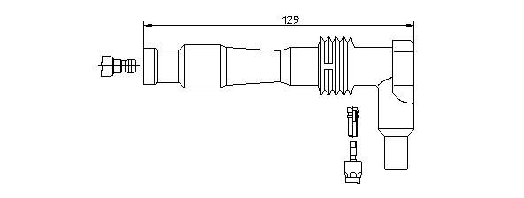 Вилка, свеча зажигания 132801 BREMI