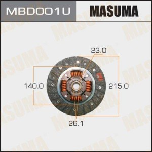 Диск сцепления MBD001U MASUMA