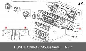 Лампа 79506SNAA01 HONDA