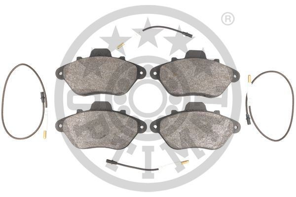 Комплект тормозных колодок, диско 9648 OPTIMAL