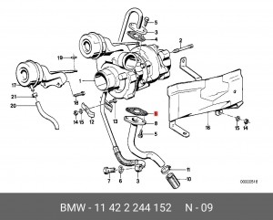 Прокладка 11 42 2 244 152 BMW