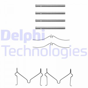 Комплектующие, колодки дискового тормоза LX0143 DELPHI