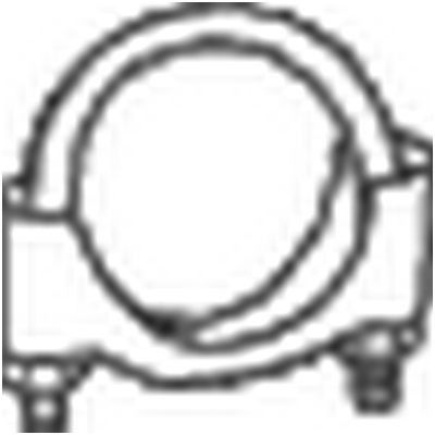 Клемма, ситема выпуска 250-260 BOSAL