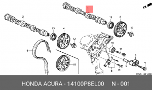 Распредвал 14100P8EL00 HONDA