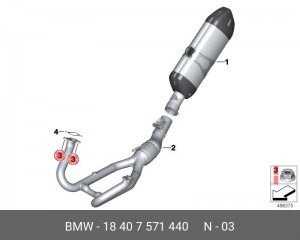 Гайка 18 40 7 571 440 BMW