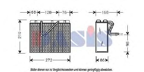 Испаритель, кондиционер 820232N AKS DASIS