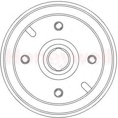Тормозной барабан 329283B BENDIX JURID