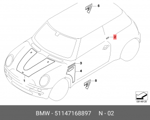 Деталь 51 14 7 168 897 BMW