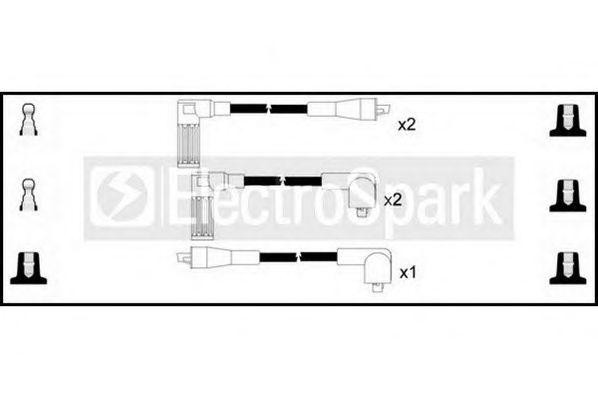 Ккомплект проводов зажигания OEK130 STANDARD