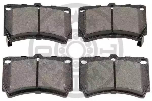 Комплект тормозных колодок, диско 9661 OPTIMAL