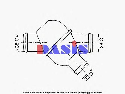 Термостат, охлаждающая жидкость 751959N AKS DASIS