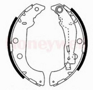 Комплект тормозных колодок 362359B BENDIX JURID