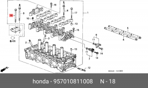 Деталь 957010811008 HONDA