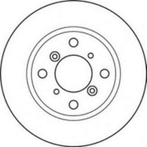 Тормозной диск 562117B BENDIX JURID