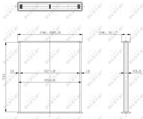 Интеркулер 30167 NRF