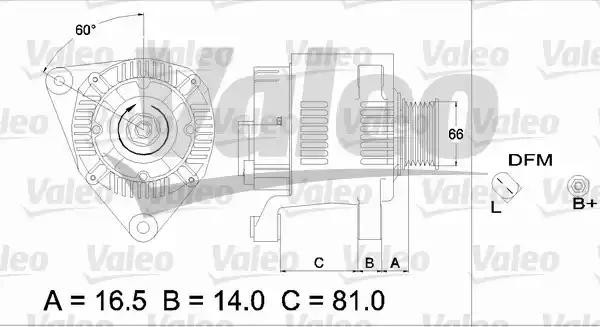 Генератор 437175 VALEO PHC