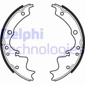 Комплект тормозных колодок LS1261 DELPHI