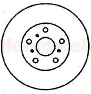 Тормозной диск 561427B BENDIX JURID
