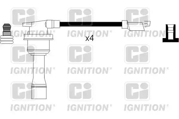 Ккомплект проводов зажигания XC678 QUINTON HAZELL