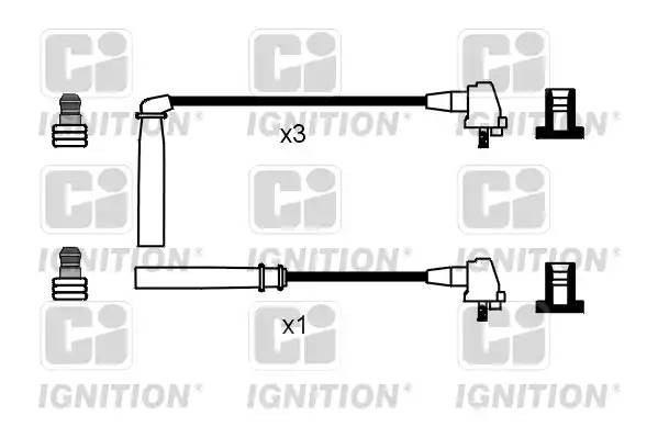 Ккомплект проводов зажигания XC638 QUINTON HAZELL