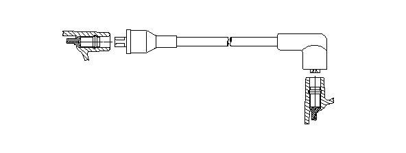 Провод зажигания 6A3456 BREMI