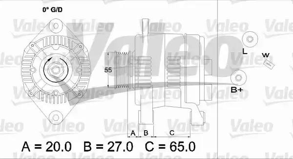 Генератор 436713 VALEO PHC