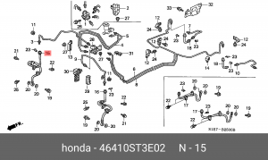 Тормозной шланг 46410ST3E02 HONDA