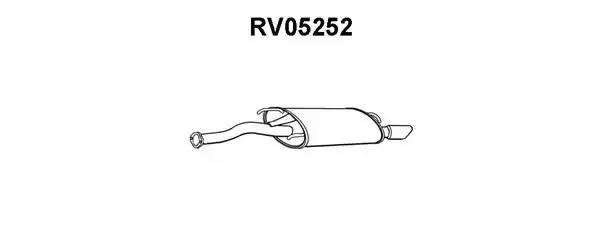 Глушитель выхлопных газов конечный RV05252 VENEPORTE