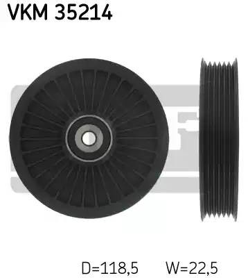Паразитный / ведущий ролик, поликлиновой ремень VKM35214 SKF