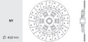 Диск сцепления HD19 VALEO PHC