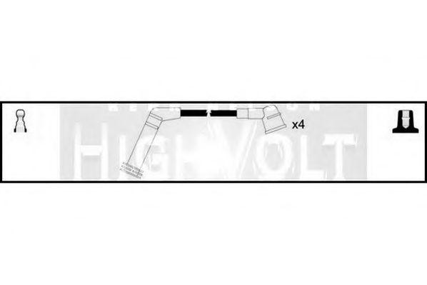 Ккомплект проводов зажигания OEF690 STANDARD