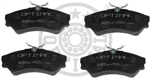 Комплект тормозных колодок, диско 9757 OPTIMAL
