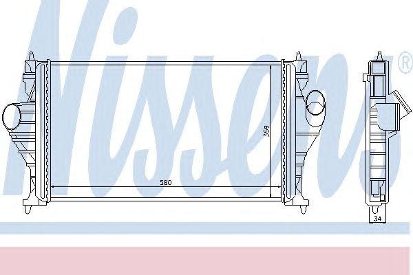Интеркулер 96838 NISSENS