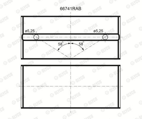 Подшипник 66741RAB GLYCO
