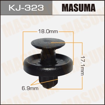 Клипса крепежная KJ323 MASUMA