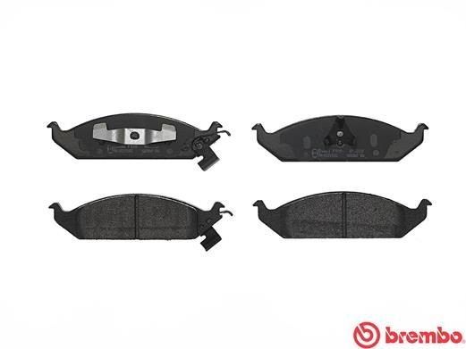 Комплект тормозных колодок, диско P11011 BREMBO