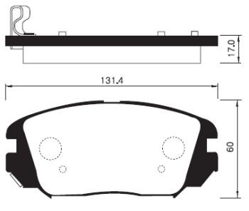 Колодки тормозные дисковые SP1182 SANGSIN
