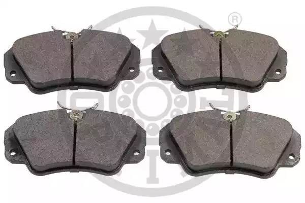 Комплект тормозных колодок, диско 9756 OPTIMAL