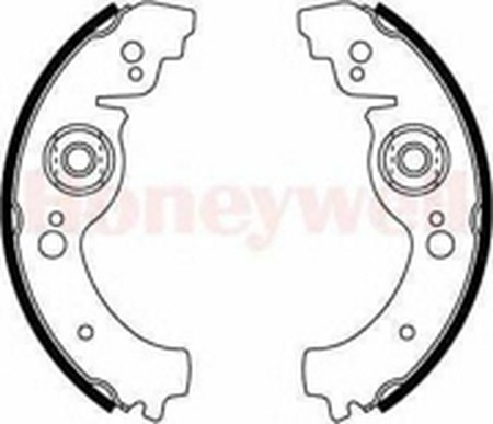 Комплект тормозных колодок 361183B BENDIX JURID