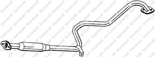 Средний глушитель выхлопных газов 285239 BOSAL
