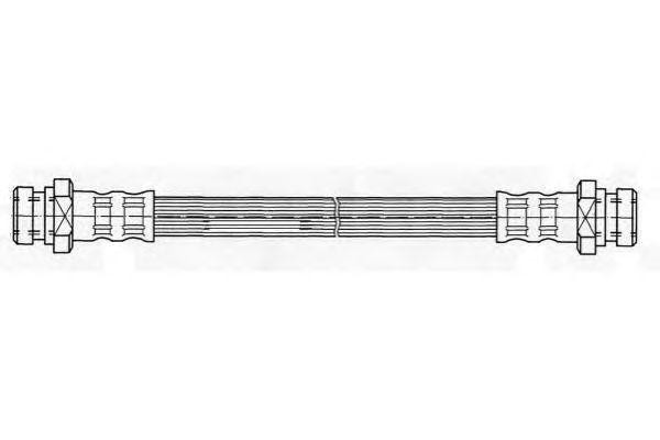 Тормозной шланг FHY2466 FERODO