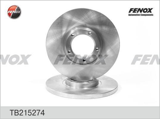 Диск тормозной TB215274 FENOX