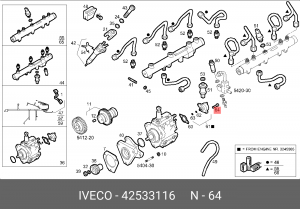 Болт 42533116 IVECO