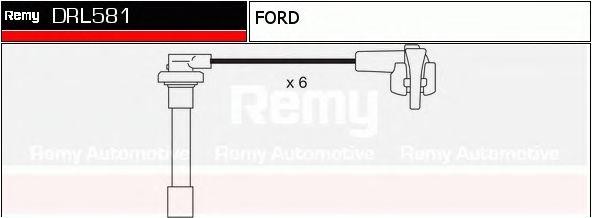 Ккомплект проводов зажигания DRL581 DELCO REMY
