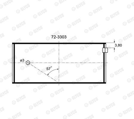 Подшипник 72-3303 GLYCO
