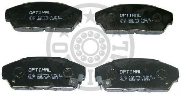 Комплект тормозных колодок, диско 9652 OPTIMAL